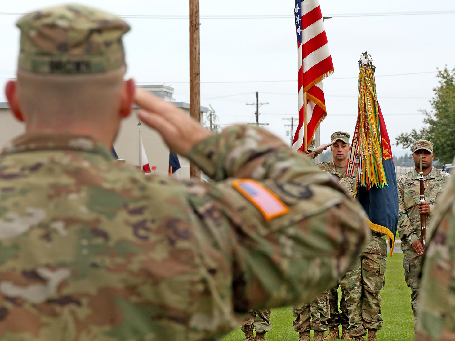 1st SBCT 25th ID Color Casing and Deployment Ceremony